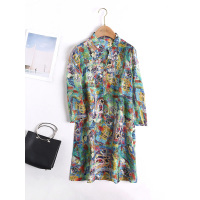 TYJ467LV时尚印花潮人衬衫