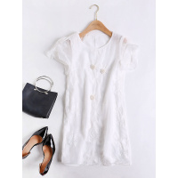 TZI570BB简约少女系休闲连衣裙