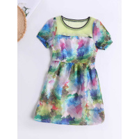 TZI655LV休闲时尚印花连衣裙