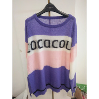 2018新品时尚圆领宽松套头毛衣