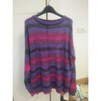 2018新品圆领宽松套头毛衣