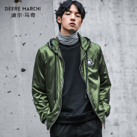 秋冬新款外套男士韩版潮流修身连帽休闲外衣夹克男装M09755