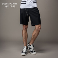 迪尔马奇夏季男士经典简约休闲短裤欧美纯色五分裤M19565