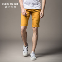迪尔马奇夏季休闲短裤男五分裤修身休闲男英伦中裤M19575