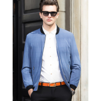 卡帝乐鳄鱼(CARTELO)夹克男2018秋季新品商务休闲宽松中年男士外套AC1702