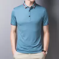 卡帝乐鳄鱼(CARTELO)男士翻领短袖T恤棉质夏季新品商务休闲短袖PoLO衫上衣