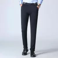 卡帝乐鳄鱼(CARTELO)夏季休闲长裤男裤商务休闲裤男士西裤直筒裤薄百搭裤子男