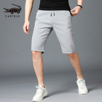 卡帝乐鳄鱼(CARTELO)夏季男士休闲短裤潮韩版宽松5分五分裤中裤7分裤七分沙滩裤