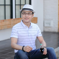 駱丹尼斯爸爸短袖t恤男中老年人宽松休闲体恤衫中年冰丝t恤老人上衣服男装