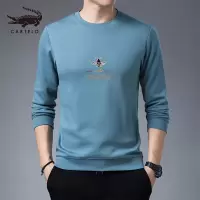 卡帝乐鳄鱼(CARTELO)卫衣男2020秋季新款潮流休闲男装上衣服春秋装长袖t恤