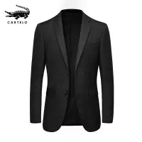 卡帝乐鳄鱼(CARTELO)西服男商务休闲小西装韩版潮流外套男修身单西外套