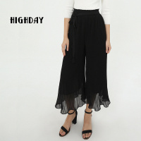 highday轩日春秋季宽松阔腿喇叭裤