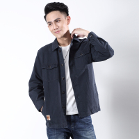 超音狼秋冬男装潮流军绿色黑色工装夹克外套MS-SJ6009