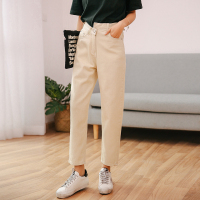 天淳尔早春新款 高腰不对称宽松哈伦裤女KJMM-609