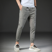 超音狼春夏新款 日系简版束脚休闲九分裤HD-H513