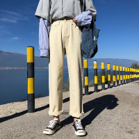 天淳尔春夏款 纯色高腰宽松直筒休闲裤SS-369