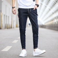 超音狼春夏款 松紧裤腰侧边裤袋九分休闲裤KK-381