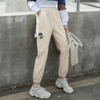 天淳尔春夏款 束脚高腰口袋休闲工装裤XSYC-6623