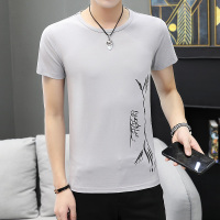 超音狼夏款 休闲水墨印花T恤UK-T2041