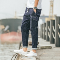 超音狼夏款 宽松九分休闲工装裤CD-D061