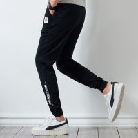 超音狼夏款 黑色针织休闲裤LSZC-601