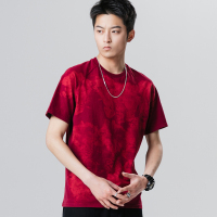 超音狼夏款 个性喷溅休闲男T恤HD-2131