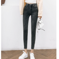 天淳尔秋款 高腰弹力九分牛仔裤SGG-3216