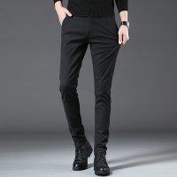 超音狼冬款 修身加绒绅士休闲裤UK-515
