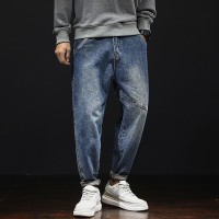 超音狼秋冬款 宽松哈伦牛仔裤LD-5128