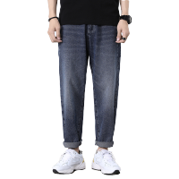 超音狼春夏款 宽松直筒牛仔长裤CD-D603