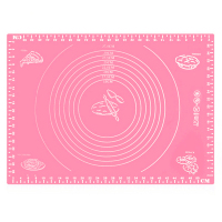 尚烤佳硅胶垫带标尺面板烘焙揉面案板垫硅胶案板餐垫大号