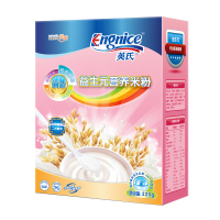 英氏宝宝营养辅食 儿童米糊 婴儿护肠营养米粉 益生元225g