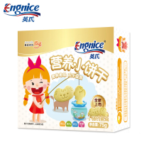 英氏钙铁锌磨牙饼干 (动物形) 辅食幼儿饼干75g
