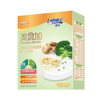 英氏美食加婴儿面条 宝宝营养辅食 儿童西兰花香菇线面240g 小袋分装
