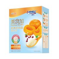 英氏美食加宝宝面条 婴幼儿营养辅食 儿童珍珠面220g小袋分装南瓜红枣珍珠面