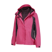 李宁女子三合一防风保暖运动风衣棉衣