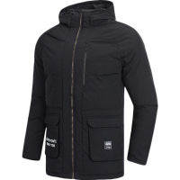 李宁迪士尼星战联名款男子保暖连帽白鸭绒中羽绒服