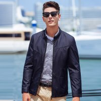 杰米克 2018秋冬新款 男士经典休闲百搭立领夹克 商务休闲男装