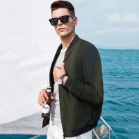 杰米克 2018年春季新款美式休闲简约棒球领夹克 男 夹克外套 春款