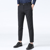 杰米克2018春夏新款男士时尚潮流刺绣九分裤休闲裤