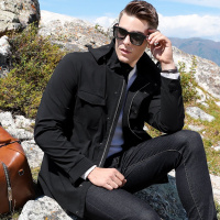 杰米克【户外情怀】秋季新款休闲立领合身纯色多口袋男士长袖夹克