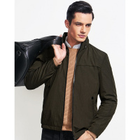 杰米克休闲系列印花立领夹克