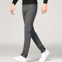 杰米克2018秋季新款商务休闲系列直筒磨毛牛仔版型男士休闲裤