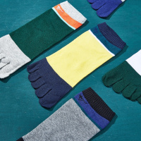 七匹狼 6双装居家休闲运动五趾袜男士袜子男