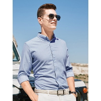 【自营】杰米克 长袖衬衫男士棉质商务休闲衬衫男【多色】
