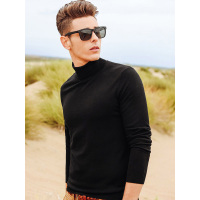 【自营】杰米克 高领毛衣男保暖合身舒适百搭男式毛衣男士羊毛衫