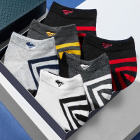 七匹狼【纯棉】6双装短袜纯棉男士纯棉袜子男袜子秋冬加厚男士袜子男