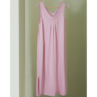 杉杉【100%棉】1件装家居服女性感V领时尚A型裙女士睡裙