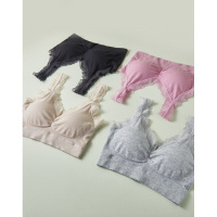 杉杉【蕾丝性感风】大胸显小无钢圈聚拢内衣女美背女士文胸胸罩