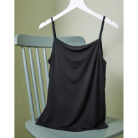 杉杉简约百搭内穿外搭时尚纯色休闲内衣女士吊带打底衫背心